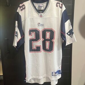 NFL Patriots White and Navy Jersey